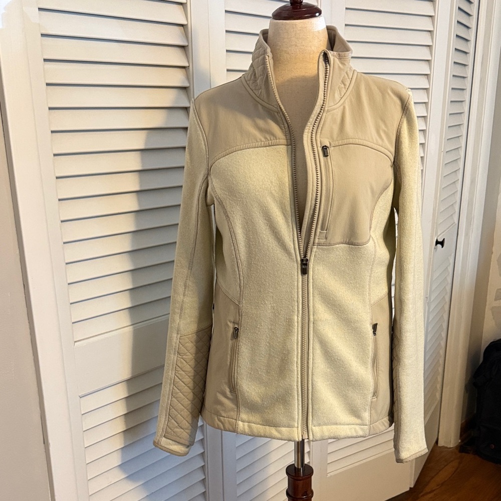 Athleta Women's Warm Light Tan Utility Jacket - Picture 2 of 5